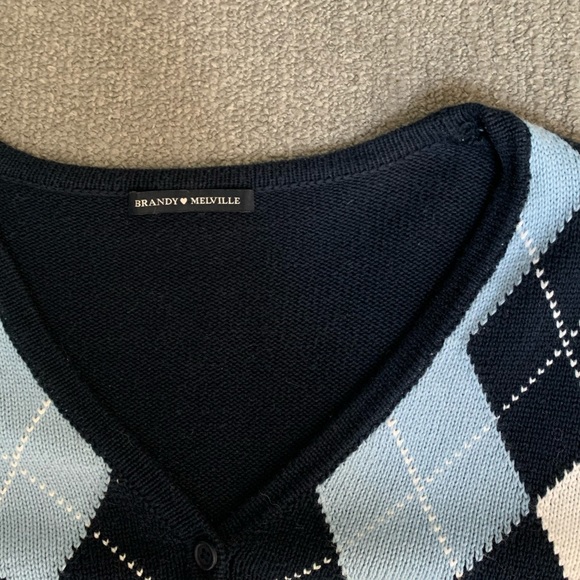 BRANDY MELVILLE ELIZABETH ARGYLE CARDIGAN - Picture 4 of 4